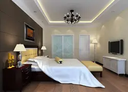 Дизайн натяжных в спальне