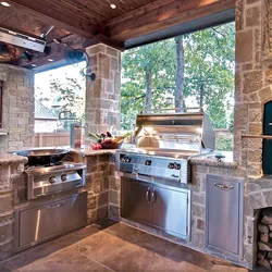 Bbq kitchen design