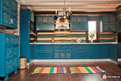 Ethnic style in the kitchen interior