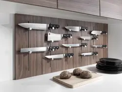 Интерьер ножей на кухне