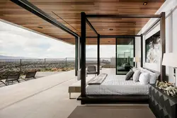 Дизайн спальни с террасой