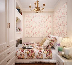 Дизайн спальни все в цветочек