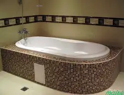 Дизайн ванны с бортиком
