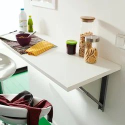Навесной стол для кухни фото