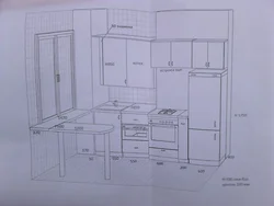 Кухня 9 м с газовым котлом дизайн