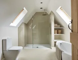 Roof bathroom design