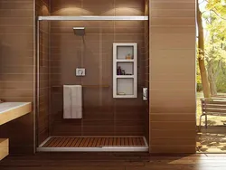 Дизайн ванны с открытым душем