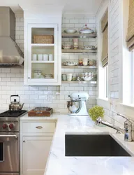 Плитка для маленькой кухни на кухни фото