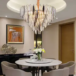 Chandelier for the kitchen living room in a modern style photo