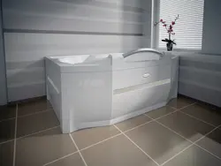 Фронтальная панель для ванной фото