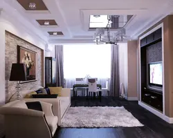 Дизайн гостиной в типовой квартире