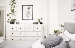 Комоды в дизайне маленькой спальни с фото