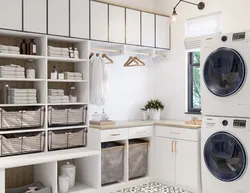 Bathroom design with dryer