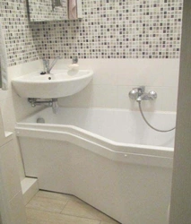 Ванна раковина над ванной фото