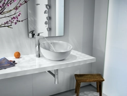 Современный дизайн раковины для ванной
