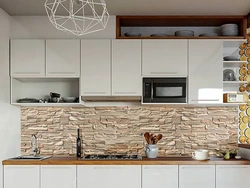 Heat-resistant panels for kitchen photo