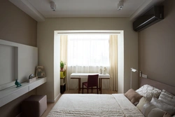 Дизайн спальни в квартире фото с балконом