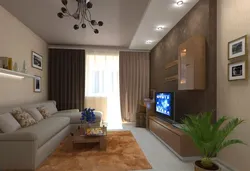 Дизайн комнаты в панельном доме двухкомнатных квартир