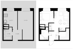 Дизайн Проект Однокомнатной Квартиры 38 Кв М С Балконом