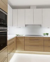 Белая Комбинированная Кухня Дизайн