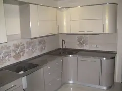 Кухня белое серебро дизайн