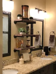 Задекорировать трубы в ванной фото