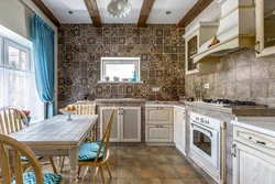 Kitchen design wall and floor tiles