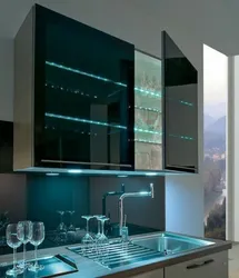 Дизайн кухни со стеклом фото