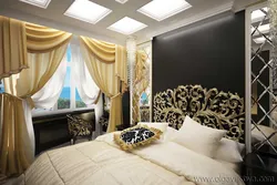 Дизайн Спальни Черный С Золотом