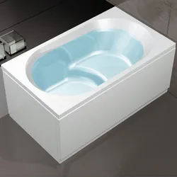 Ванна 120х70 в интерьере ванной