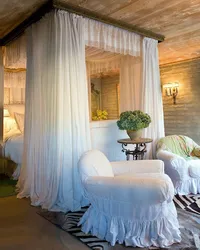 Дизайн спальни с балдахином