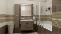 Плитка в полоску фото ванны