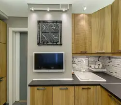 Дизайн Кухни Телевизор В Шкафу