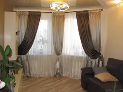 Как красиво повесить шторы в гостиной фото