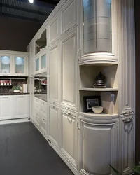 Угловые кухни с колоннами фото
