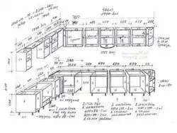 Кухня Чертеж Шкафов Фото