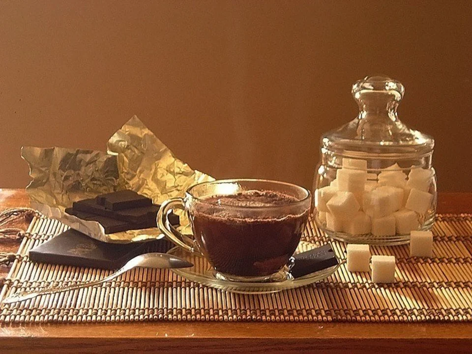 Натюрморт с кофе и шоколадом