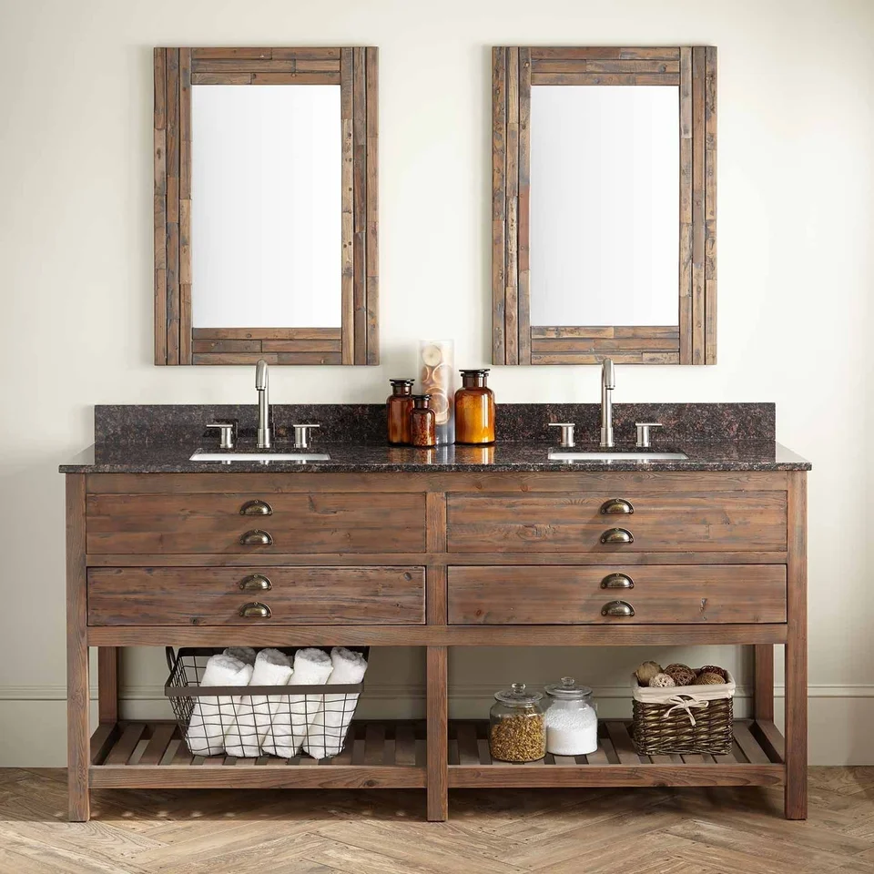 Мебель для ванной restoration hardware odeon double vanity sink