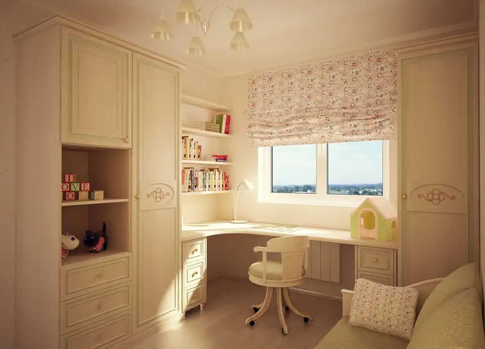 Дизайн комнаты школьника девочки