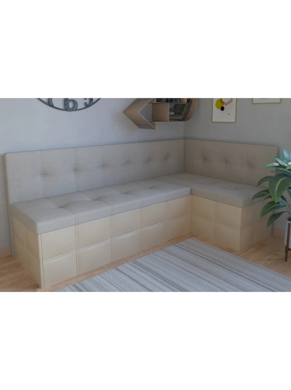 Кухонный угловой диван токио домино
