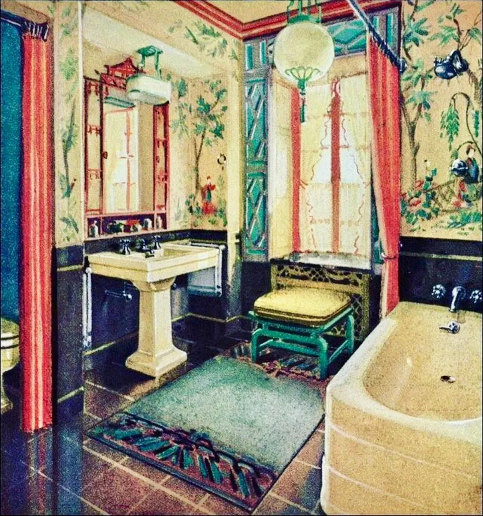 Ванная комната в стиле модерн 19 века