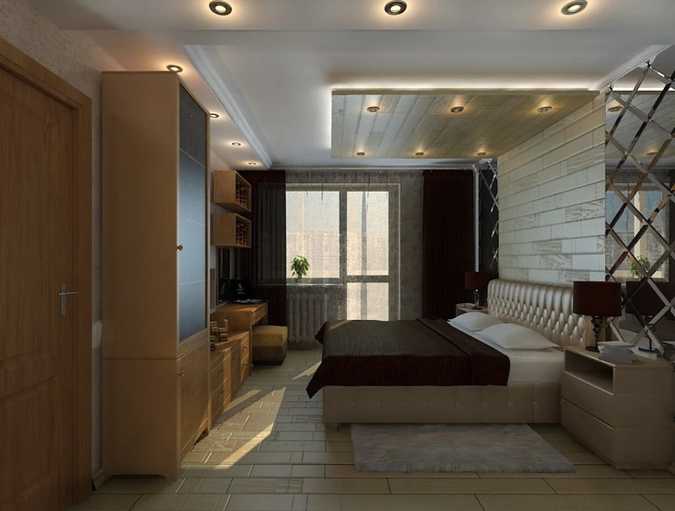 Комната дизайн спальня