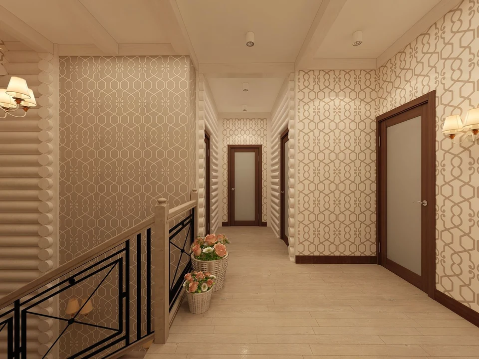 Дизайн коридора в частном
