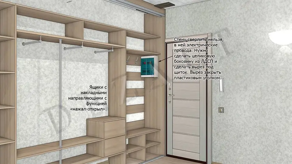 Гардеробтың интерьерлері
