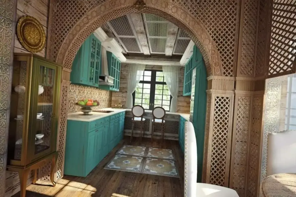 Кухня в мавританском стиле