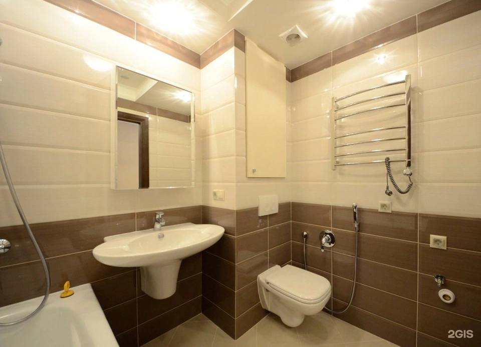 Дизайн ванных комнат совмещённых с санузлом