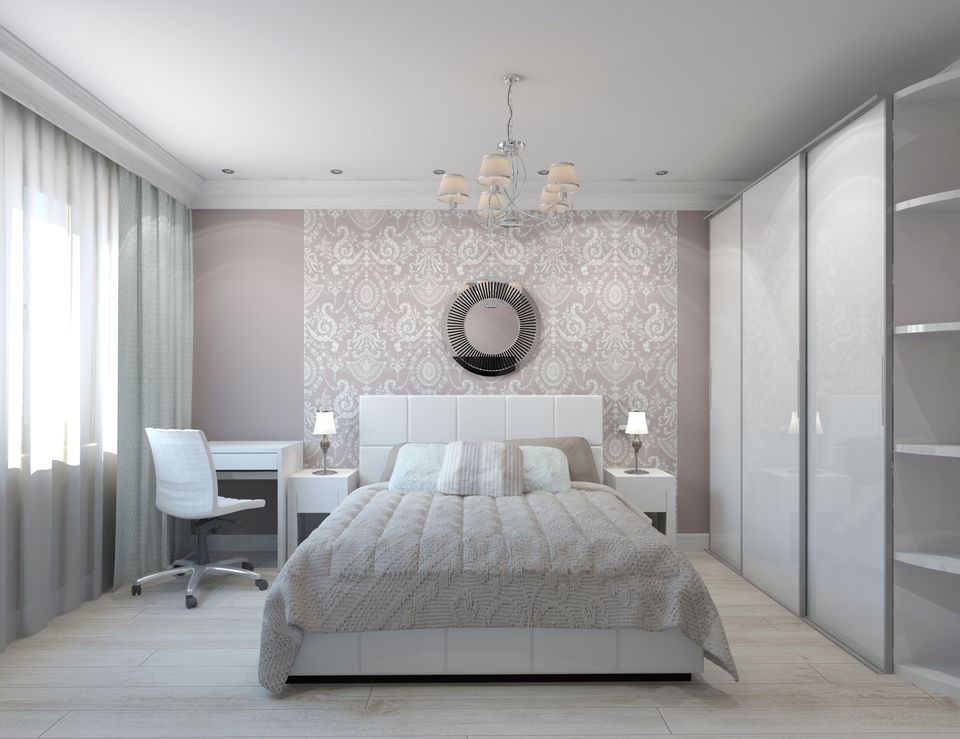 Дизайн светлой спальни в современном стиле
