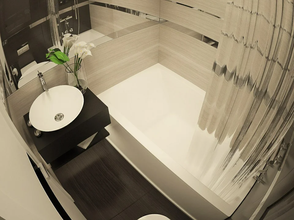 Угловая ванна дизайн