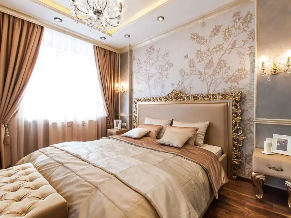Интерьер спальни в стиле классика