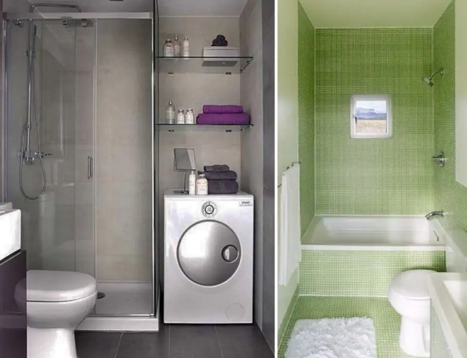 Маленькие ванные комнаты с душевой кабиной дизайн